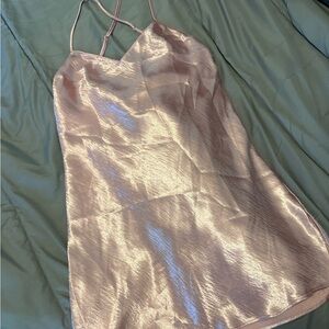 Victoria’s Secret Shimmering Pink Slip Dress